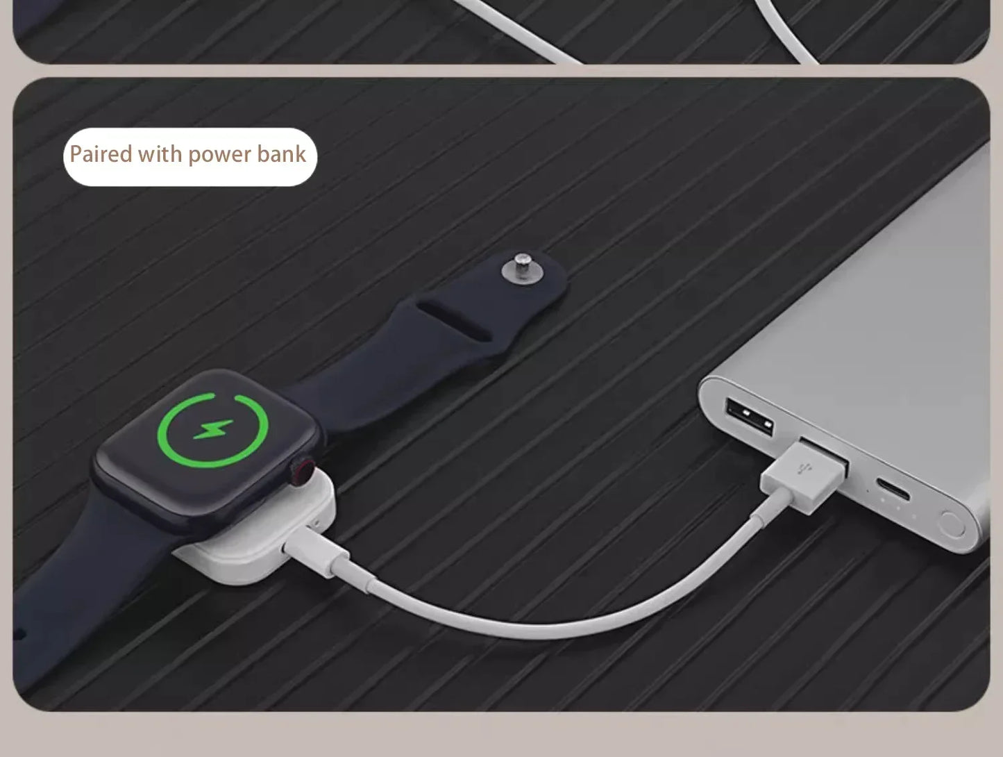 Portable Magnetic Watch Wireless Fast Charger for iWatch series 10 9 8 7 6 5 SE