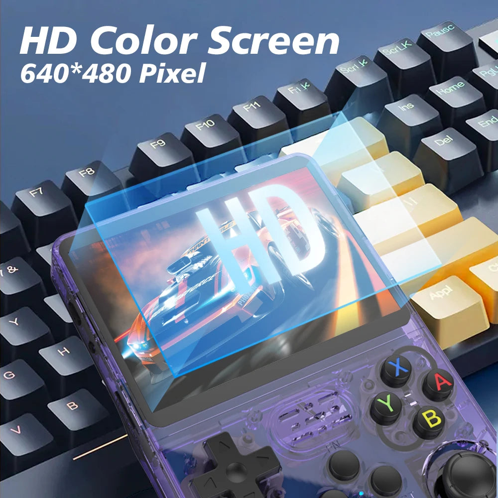 Retro Handheld Video Game Console Linux System 3.5 Inch IPS Screen