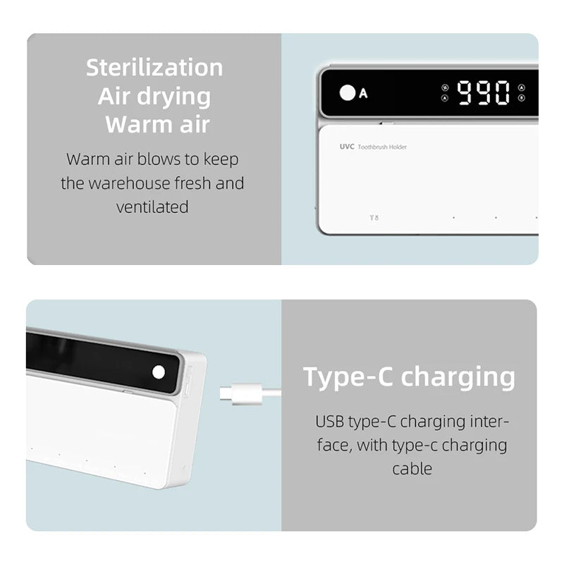 Xiaomi UV Toothbrush Holder Rechargeable