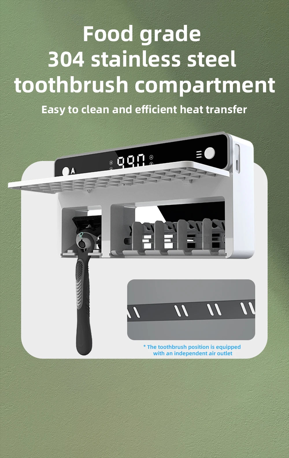 Xiaomi UV Toothbrush Holder Rechargeable