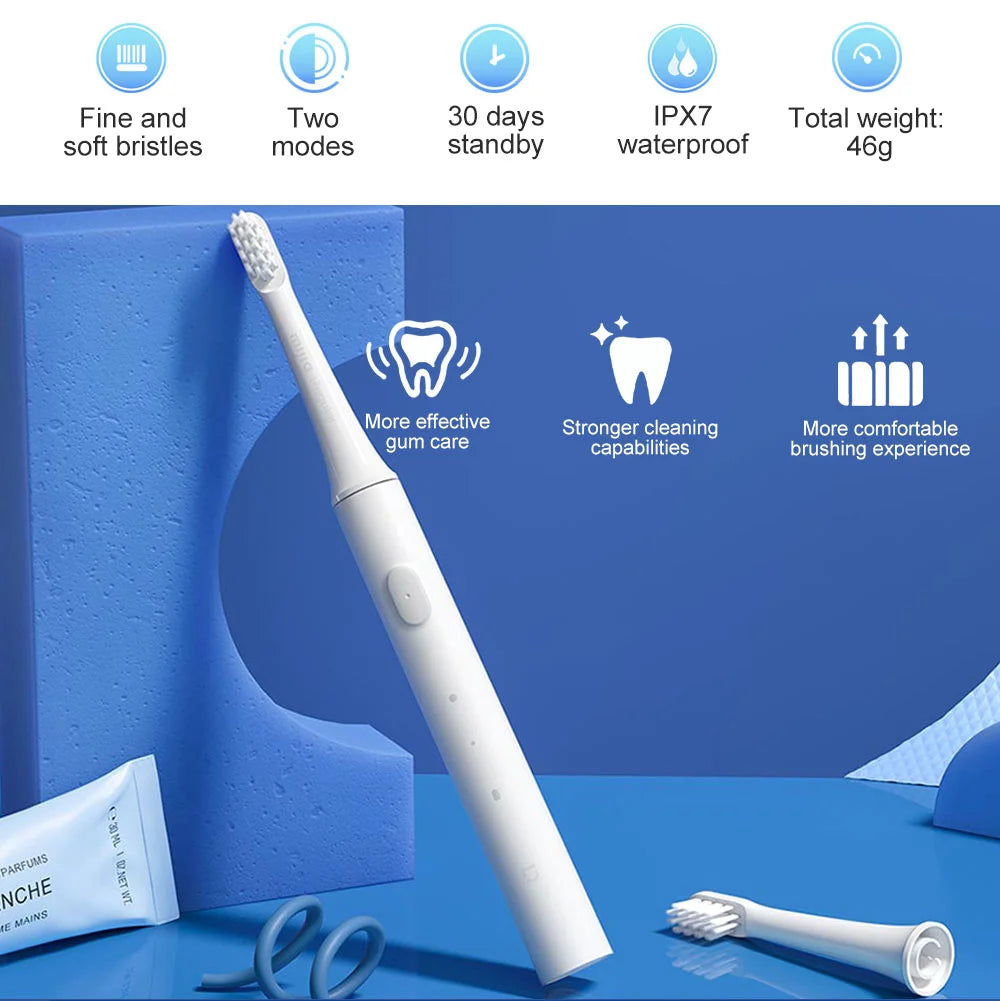 XIAOMI T100 Sonic Electric Toothbrush Waterproof