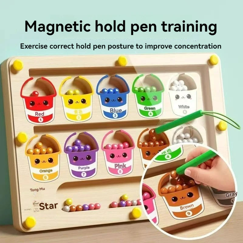 Magnetic Maze Walking Ball Baby Concentration Training