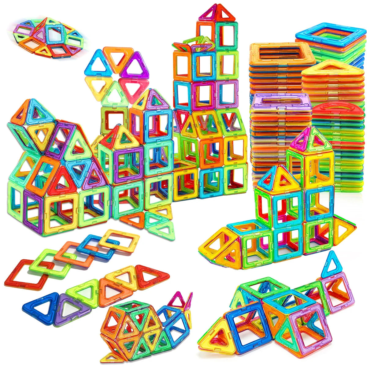 Magnetic Building Blocks DIY Magnets Toys medium size