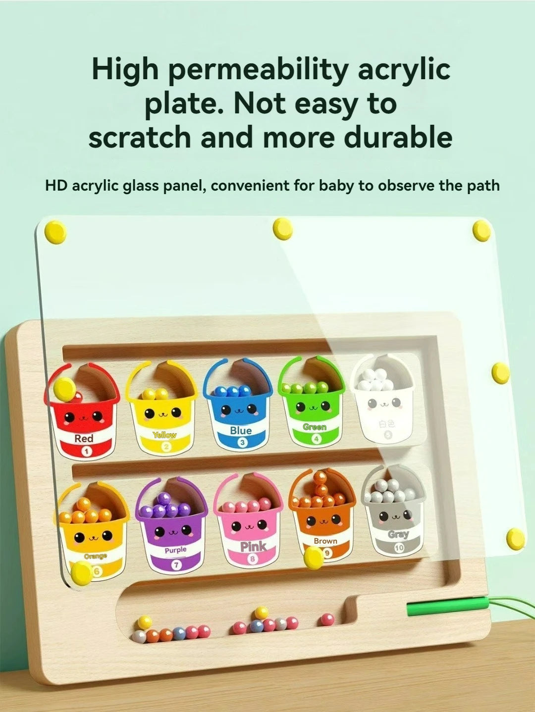 Magnetic Maze Walking Ball Baby Concentration Training