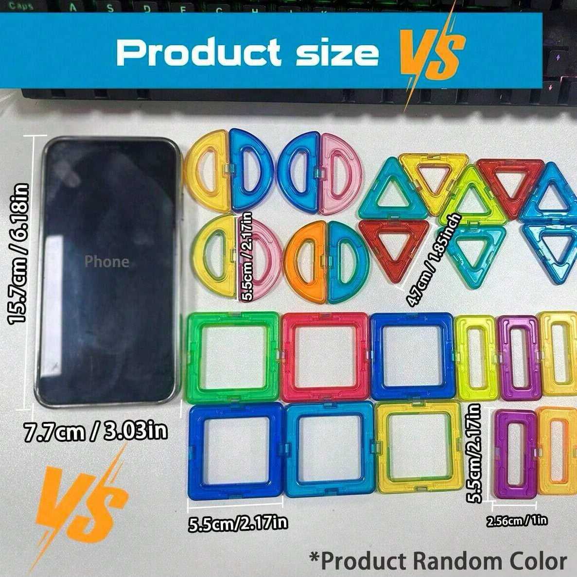 Magnetic Building Blocks DIY Magnets Toys medium size