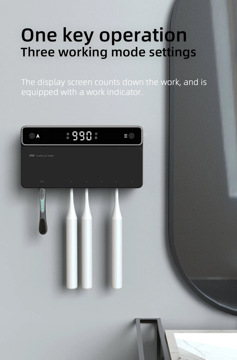 Xiaomi UV Toothbrush Holder Rechargeable