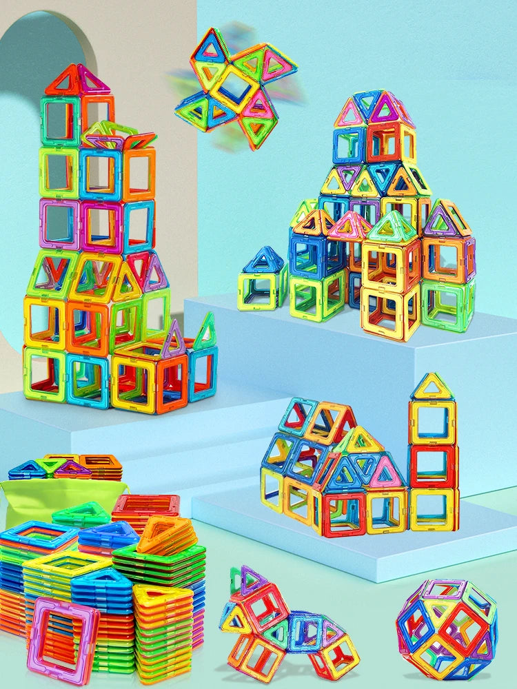 Magnetic Building Blocks DIY Magnets Toys medium size