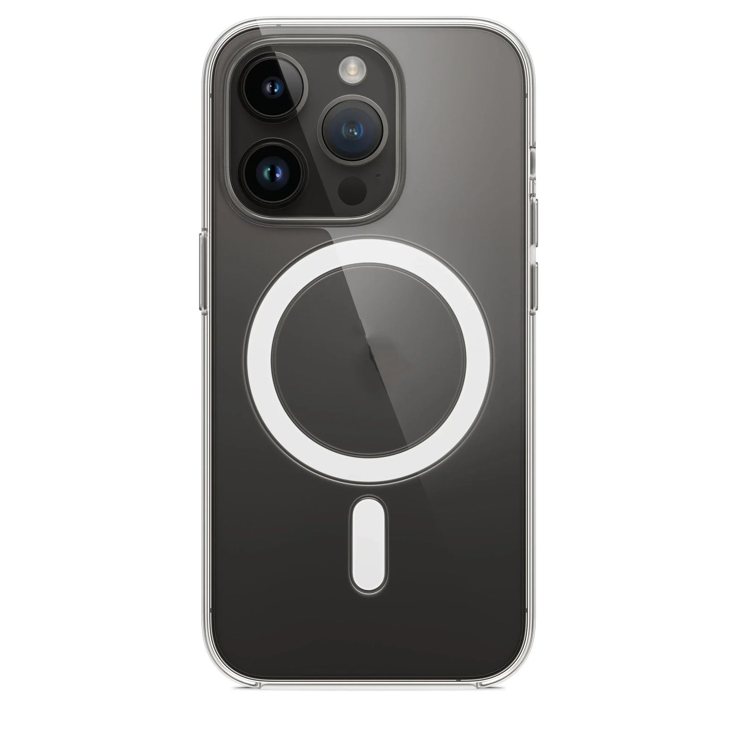 Apple iPhone 16 Silicone Clear Case with MagSafe