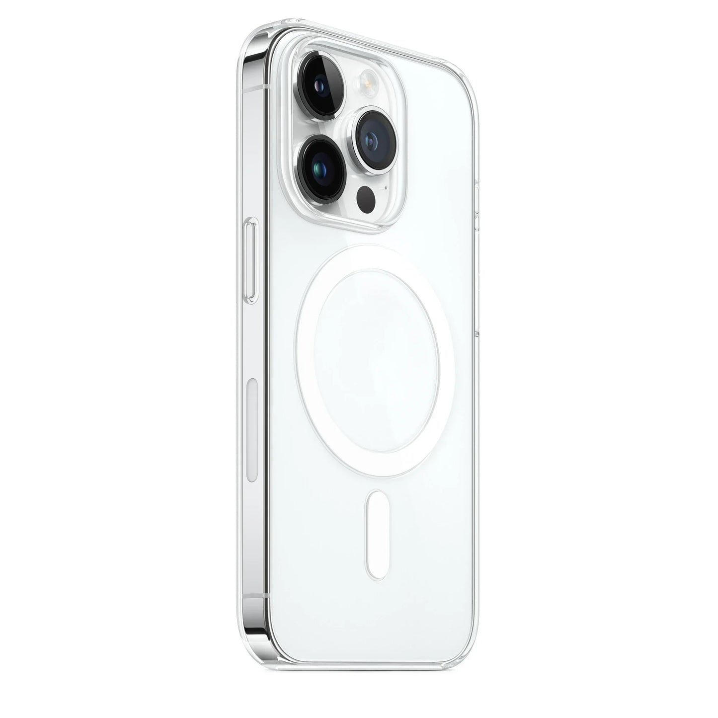 Apple iPhone 16 Silicone Clear Case with MagSafe