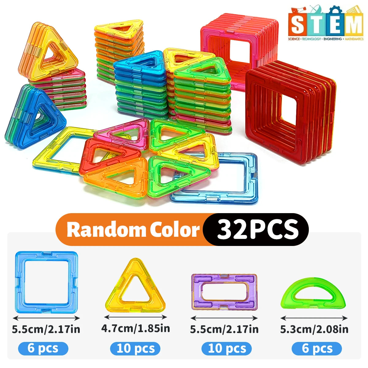 Magnetic Building Blocks DIY Magnets Toys medium size