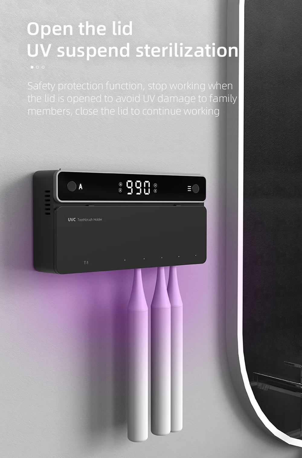 Xiaomi UV Toothbrush Holder Rechargeable