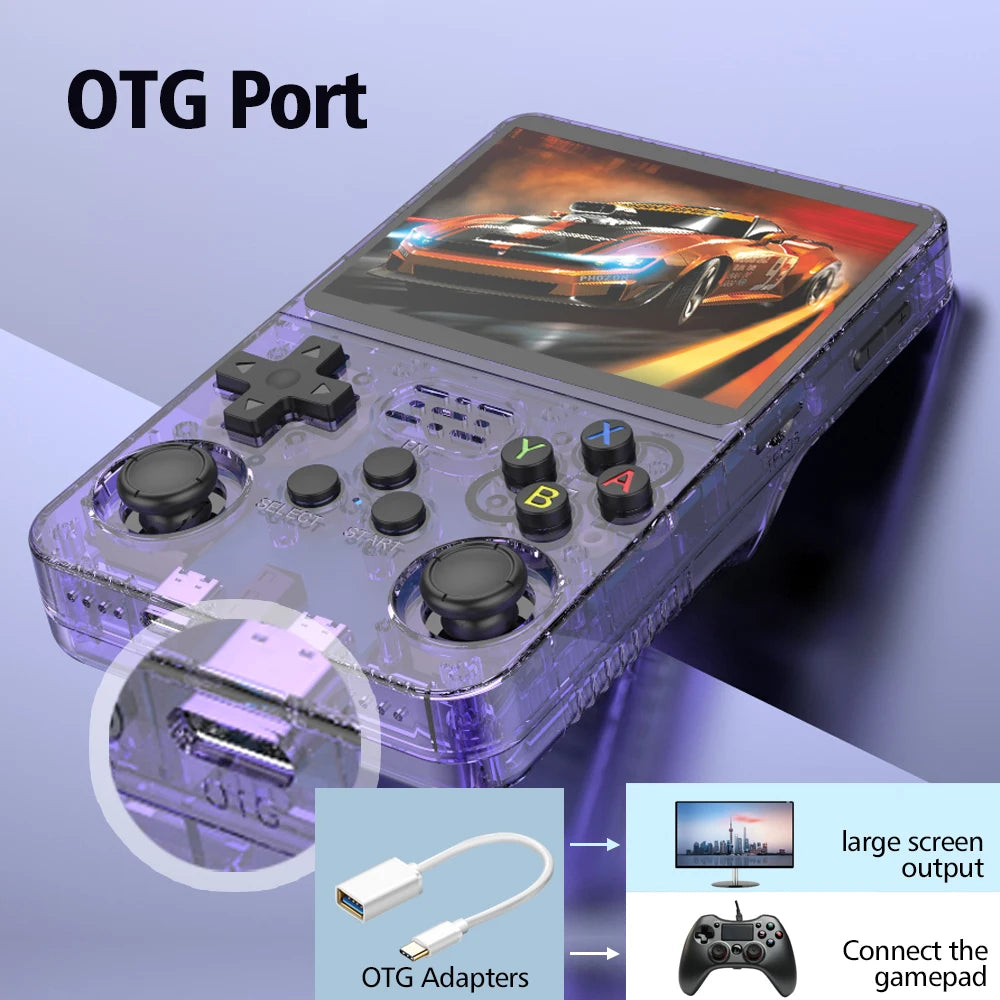 Retro Handheld Video Game Console Linux System 3.5 Inch IPS Screen