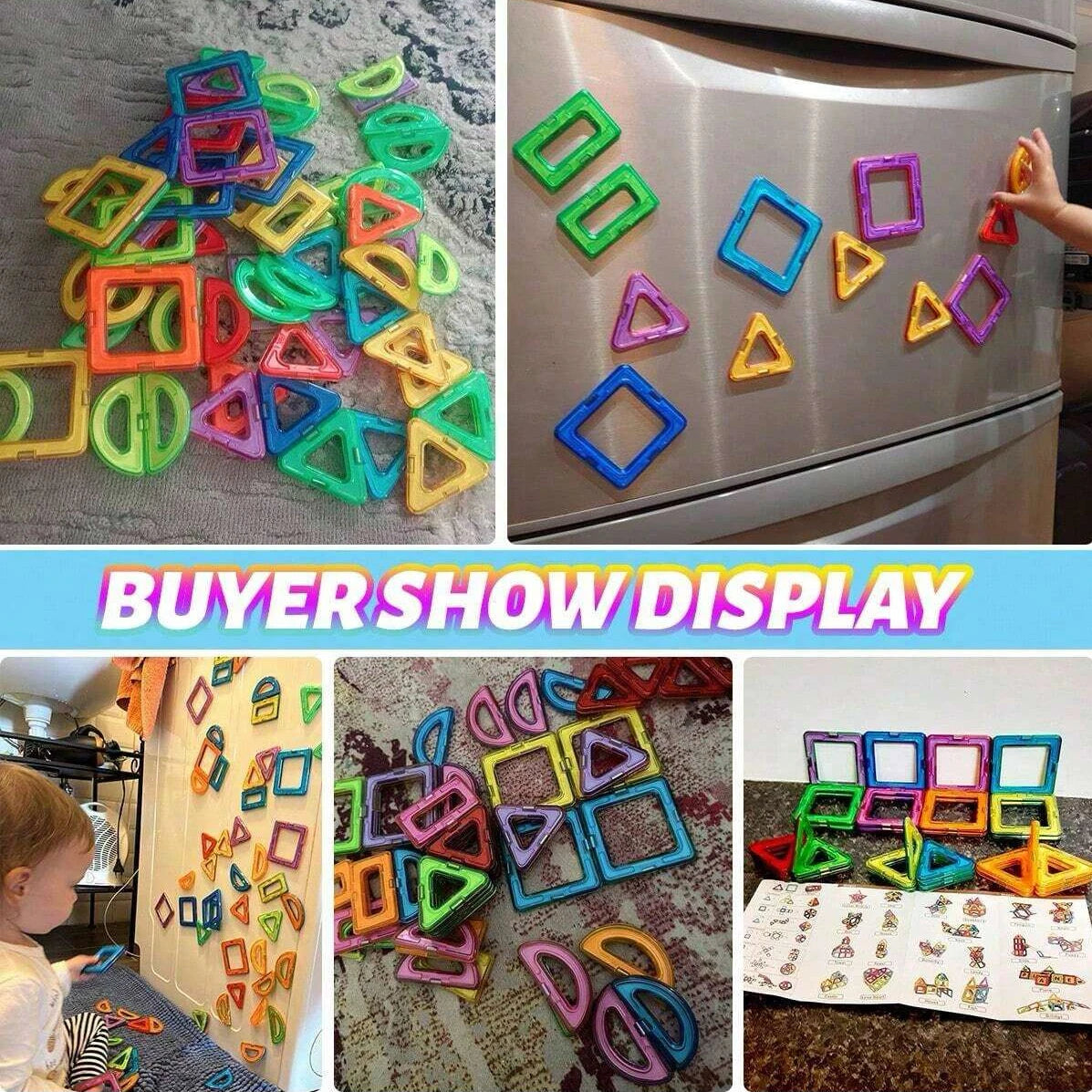 Magnetic Building Blocks DIY Magnets Toys medium size