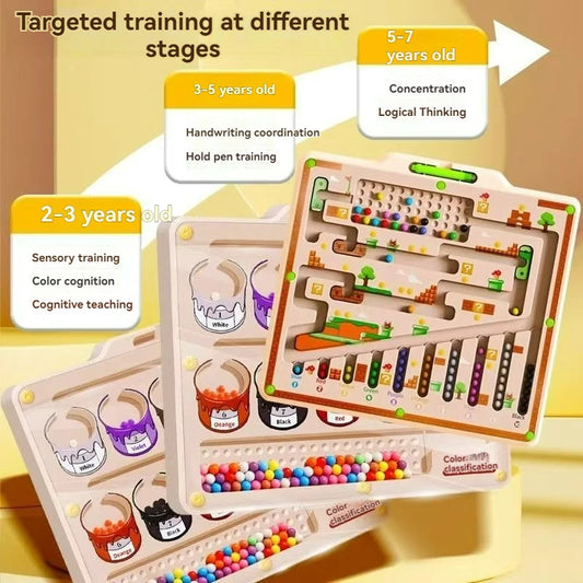 Magnetic Maze Walking Ball Baby Concentration Training