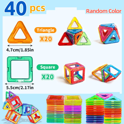 Magnetic Building Blocks DIY Magnets Toys medium size