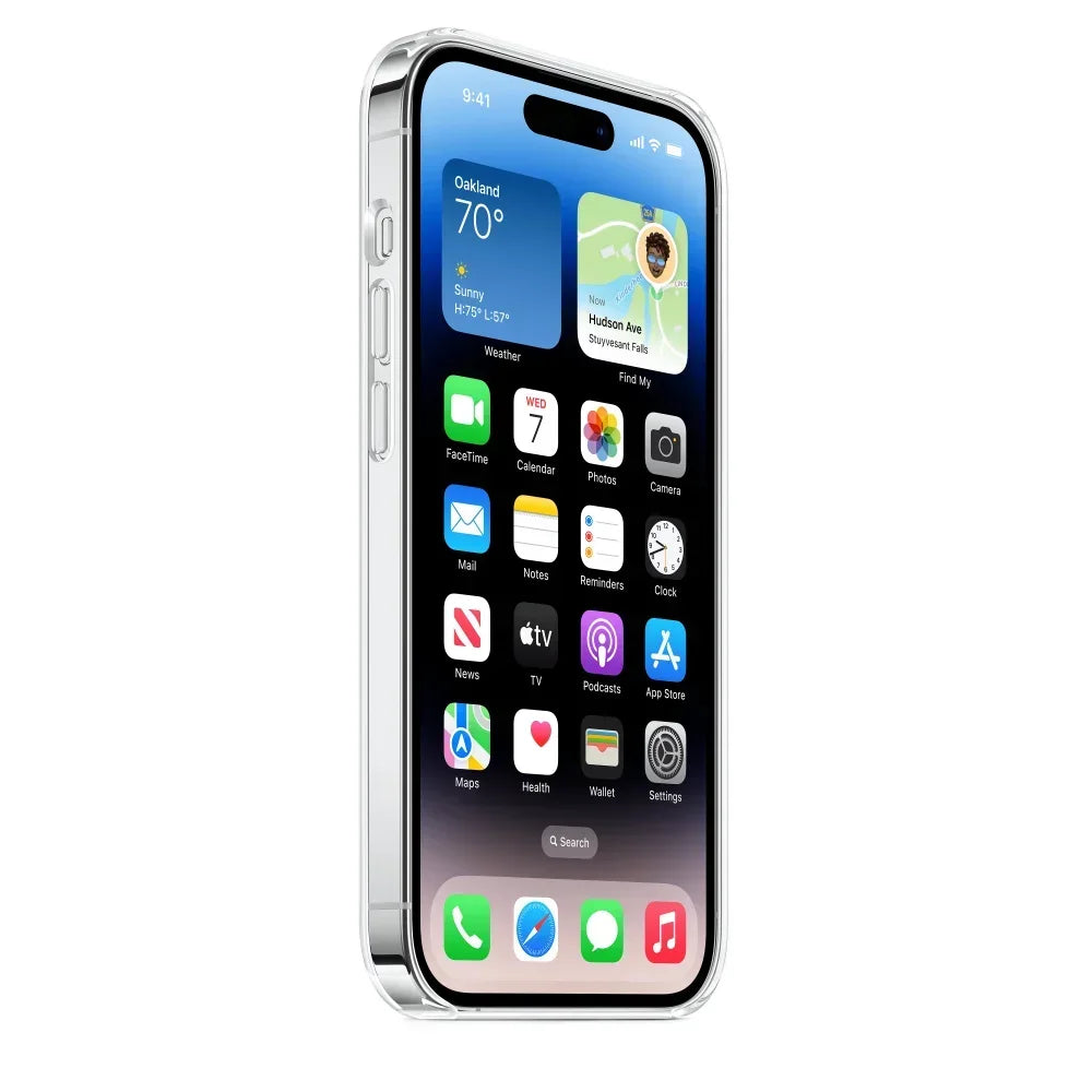 Apple iPhone 16 Silicone Clear Case with MagSafe