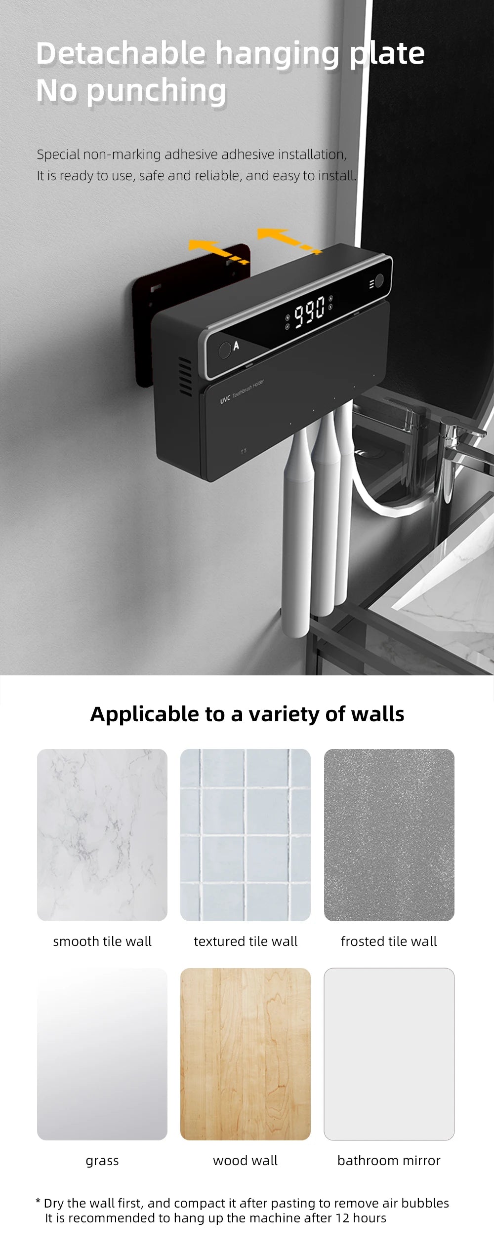 Xiaomi UV Toothbrush Holder Rechargeable
